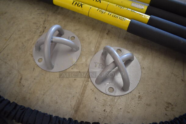 4 TRX Yellow and Black Rip Trainers w/ 2 Gray Wall Mounts. 42". 4 Times Your Bid! - Image 7 of 9