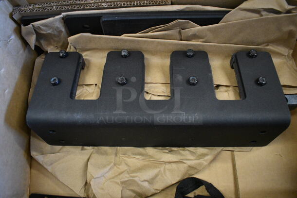 Rogue RML-3W Black Metal Fold Back Wall Mount Rack Hinge Kit. Stock Picture Used For Gallery - see additional pictures. 17.5x11x5 - Image 4 of 8