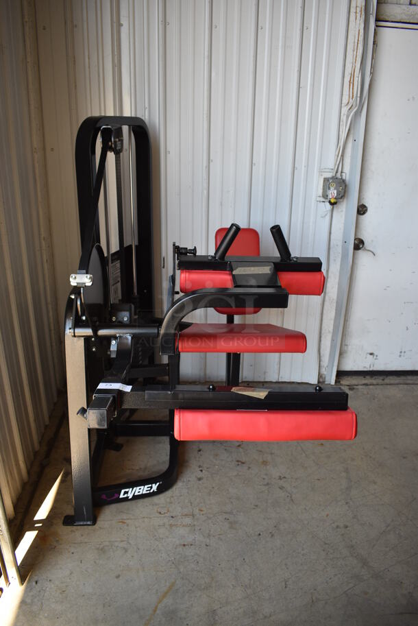 Cybex Black Metal Commercial Seated Leg Curl Machine. 38x64x60.5 - Image 2 of 8