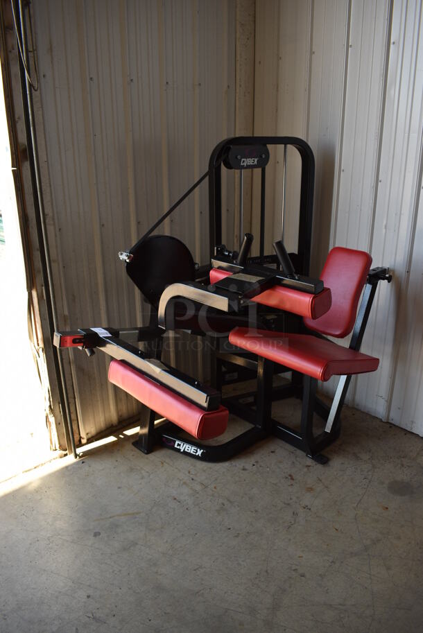 Cybex Black Metal Commercial Seated Leg Curl Machine. 38x64x60.5 - Image 3 of 8