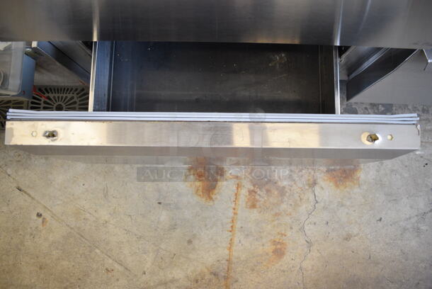 Continental SWF48 Stainless Steel Commercial 4 Drawer Undercounter Freezer on Commercial Casters. 48x30x34. Tested and Working! - Image 8 of 11