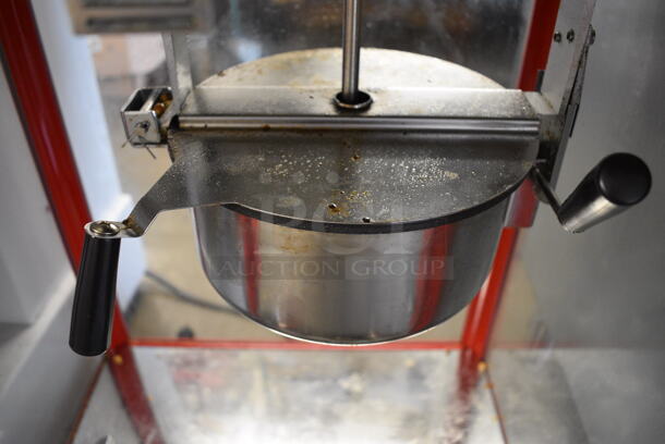 Carnival King 382PM30R Metal Commercial Countertop Popcorn Machine. 110 Volts, 1 Phase. 22x17x30.5. Tested and Powers On But Does Not Get Hot - Image 5 of 6