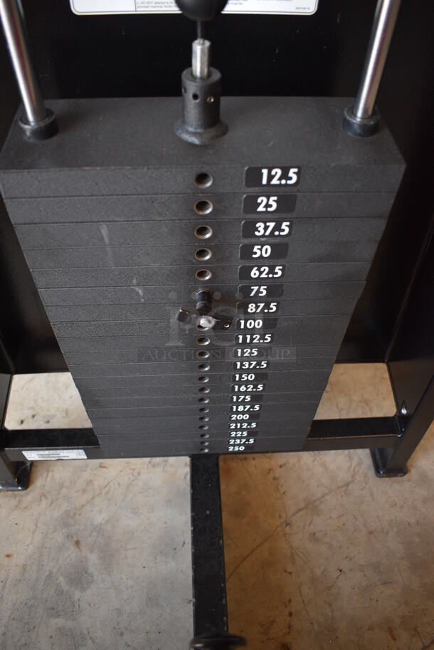 Cybex Black Metal Commercial Lat Pulldown Machine. 31x52x88 - Image 4 of 6