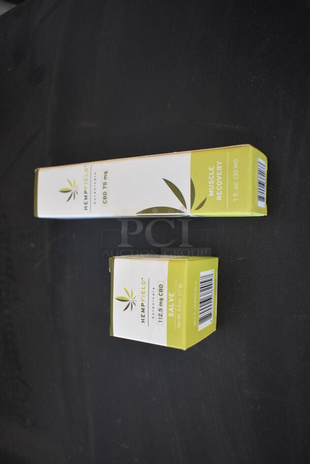 ALL ONE MONEY! Lot of Hempfield CBD Salve and Muscle Recovery in Red Bin - Image 4 of 8