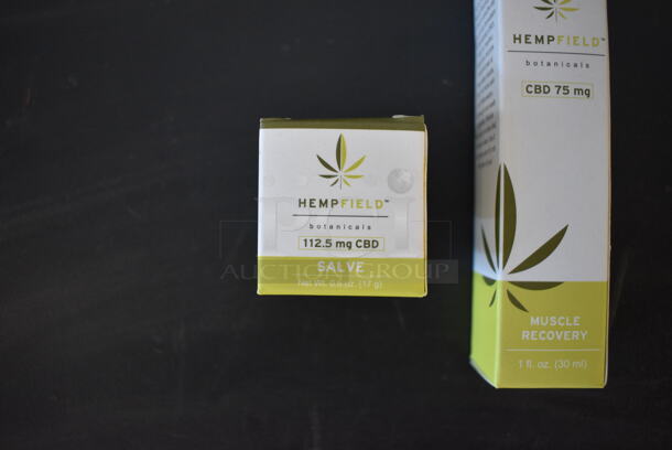 ALL ONE MONEY! Lot of Hempfield CBD Salve and Muscle Recovery in Red Bin - Image 5 of 8