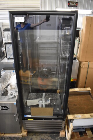 BRAND NEW! Imbera G319 R2 ENERGY STAR Metal Commercial Single Door Reach In Cooler Merchandiser. 115 Volts, 1 Phase. 29x26x81. Tested and Working!