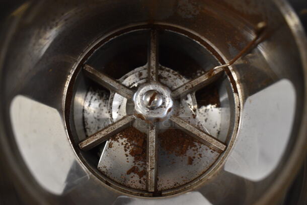 IN ORIGINAL BOX! Estella 236ECEG26 Metal Commercial Countertop Espresso Bean Grinder w/ Hopper. 110/120 volts, 1 Phase. 6x14x26. Tested and Powers On But Parts Do Not Move - Image 7 of 9