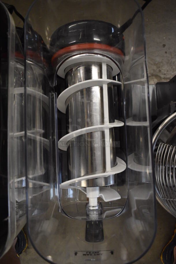 2022 Narvon NSSM3 Stainless Steel Commercial Countertop 3 Head Slushie Machine. 115 Volts, 1 Phase. 24x20x35. Tested and Powers On But Does Not Get Cold - Image 5 of 6