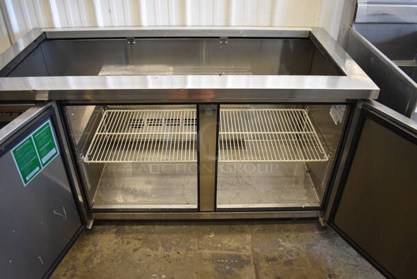 Turbo Air Model JBT-60 Stainless Steel Commercial Prep Table on Commercial Casters. 115 Volts, 1 Phase. 59x28x32. Tested and Powers On But Does Not Get Cold - Image 3 of 8