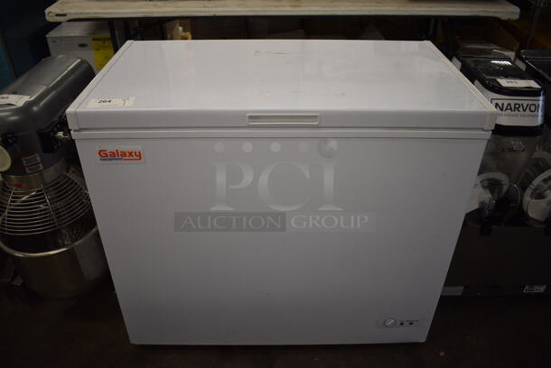 Galaxy 177CF7 Chest Freezer. 115 Volts, 1 Phase. 38x21x33.5. Tested and Powers On But Does Not Get Cold