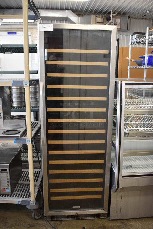 EdgeStar Model CWR1661SZ Metal Commercial Single Door Reach In Wine Chiller Merchandiser. 115 Volts, 1 Phase. 23.5x26x69. Tested and Working! - Image 1 of 7