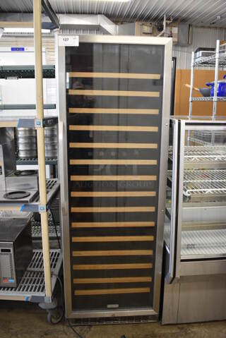 EdgeStar Model CWR1661SZ Metal Commercial Single Door Reach In Wine Chiller Merchandiser. 115 Volts, 1 Phase. 23.5x26x69. Tested and Working!
