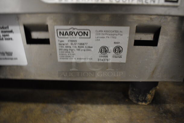 2021 Narvon 378SM3 Stainless Steel Commercial Countertop 3 Head Slushie Machine. 115 Volts, 1 Phase. 24x20x34. Tested and Powers On But Does Not Get Cold - Image 7 of 7