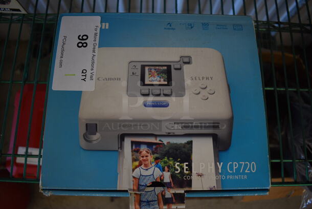 IN ORIGINAL BOX! Canon Selphy CP720 Compact Photo Printer. 10x5x9 - Image 3 of 12