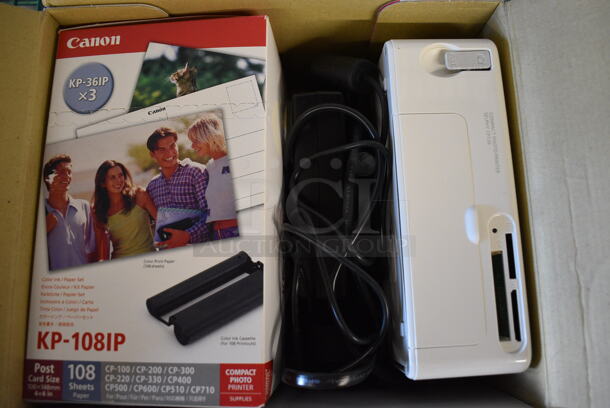 IN ORIGINAL BOX! Canon Selphy CP720 Compact Photo Printer. 10x5x9 - Image 4 of 12