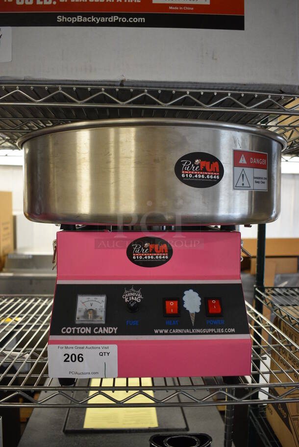 Carnival King 382CCME21 Metal Commercial Countertop Cotton Candy Machine. 110 Volts, 1 Phase. 19x19x16. Tested and Working! - Image 2 of 8