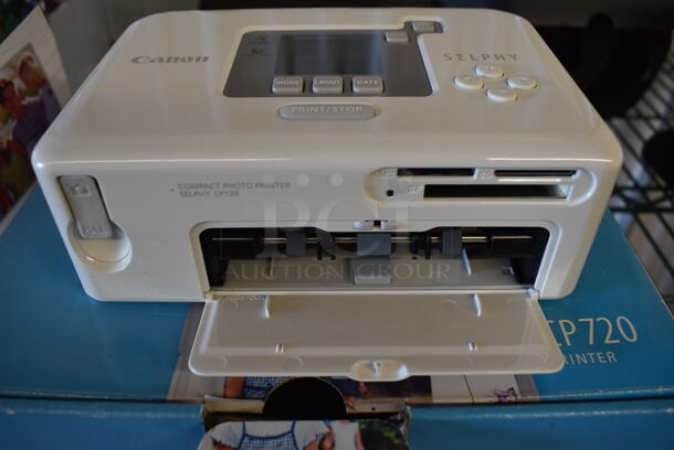 IN ORIGINAL BOX! Canon Selphy CP720 Compact Photo Printer. 10x5x9 - Image 7 of 12