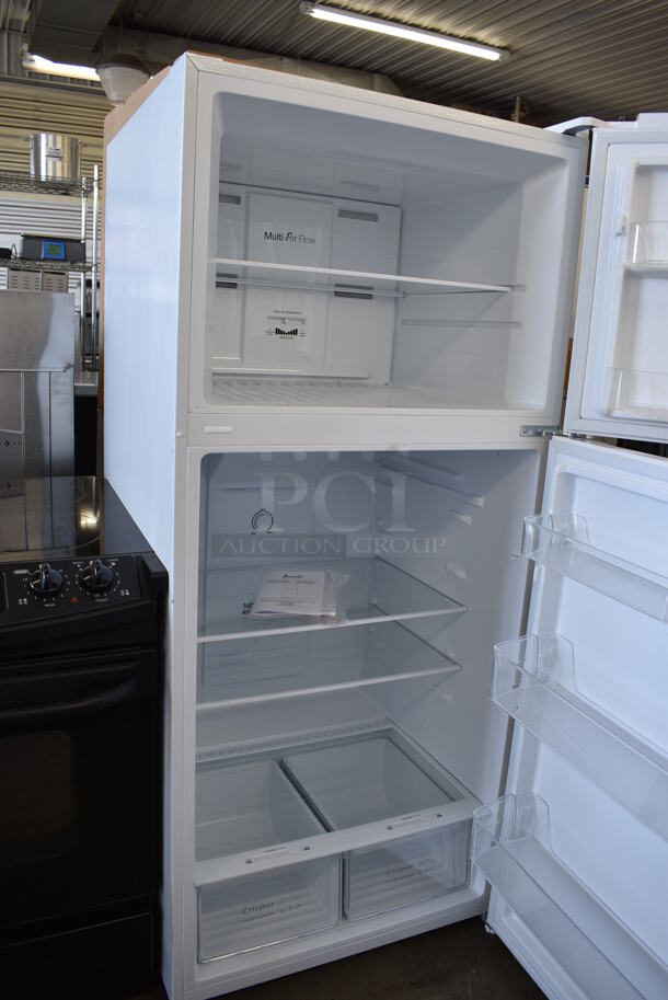 Avanti Model FF18HOW White Cooler and Freezer Combo Unit. 29.5x29.5x67. Tested and Working! - Image 3 of 8