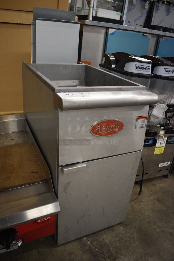 2019 Avantco FF300-P Stainless Steel Commercial Floor Style Propane Gas Powered Deep Fat Fryer. 90,000 BTU. 15.5x30x42 - Image 3 of 7