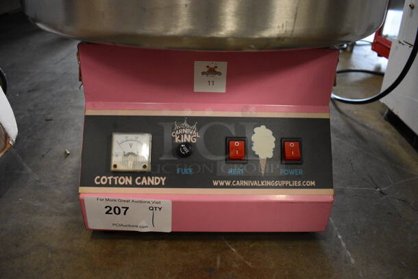 Carnival King 382CCME21 Metal Commercial Countertop Cotton Candy Machine. 110 Volts, 1 Phase. 19x19x16. Tested and Working! - Image 2 of 6