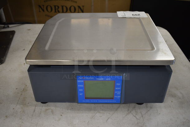 Avaweigh 334PCSP30 Metal Commercial Countertop Food Portioning Scale. Does Not Have Power Cord. 110-240 Volts, 1 Phase. 16x17x7. Tested and Working! - Image 5 of 6