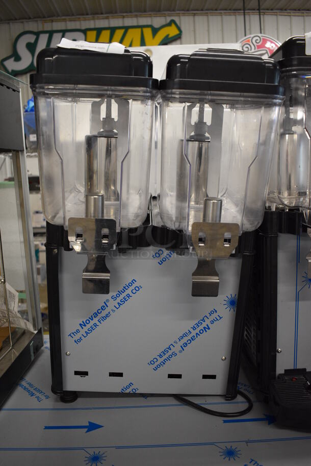 Avantco COLDREAM 2M Metal Commercial Countertop 2 Hopper Refrigerated Beverage Machine. 120 Volts, 1 Phase. 16x18x26. Tested and Working! - Image 2 of 5