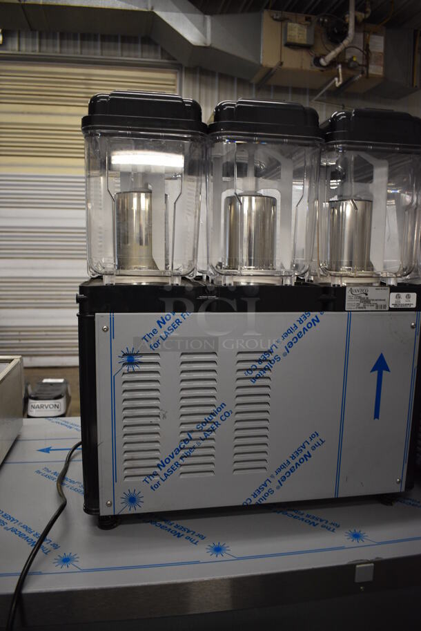Avantco COLDREAM 3M Metal Commercial Countertop 3 Hopper Refrigerated Beverage Machine. 120 Volts, 1 Phase. 24x18x27. Tested and Working! - Image 5 of 6