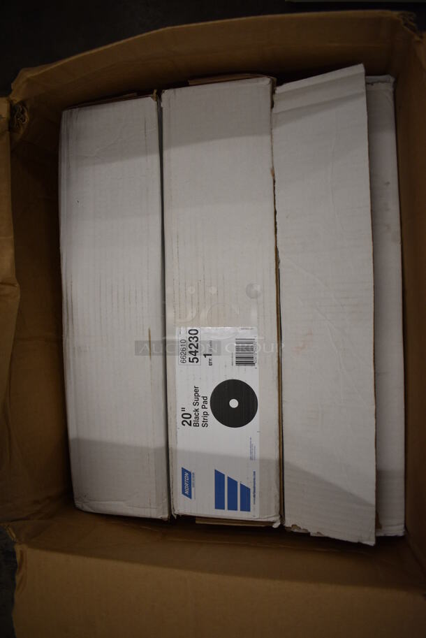 ALL ONE MONEY! Lot of 15 BRAND NEW IN BOX! Norton Black Super Strip Pads. 20x20 - Image 4 of 5