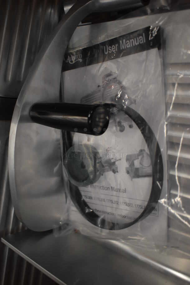 BRAND NEW IN BOX! Avantco SL312 Stainless Steel Commercial Countertop Meat Slicer. 22x18x17. Tested and Working! - Image 5 of 7