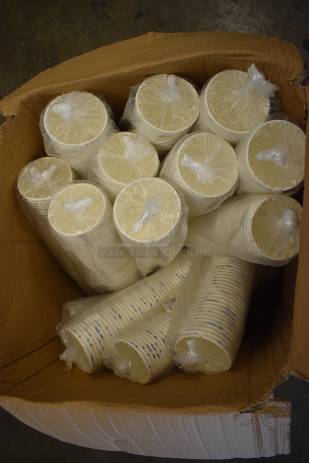 Box of BRAND NEW 16 oz Paper Cups