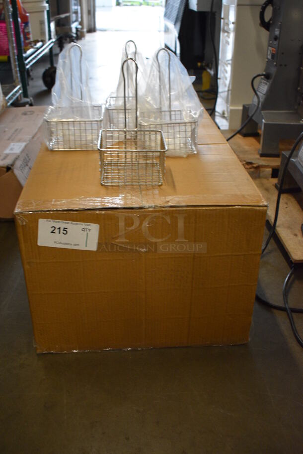 ALL ONE MONEY! Lot of 28 BRAND NEW IN BOX! Metal Decorative Fry Holding Baskets. 5x5x7.5 - Image 2 of 5