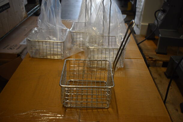 ALL ONE MONEY! Lot of 28 BRAND NEW IN BOX! Metal Decorative Fry Holding Baskets. 5x5x7.5 - Image 3 of 5