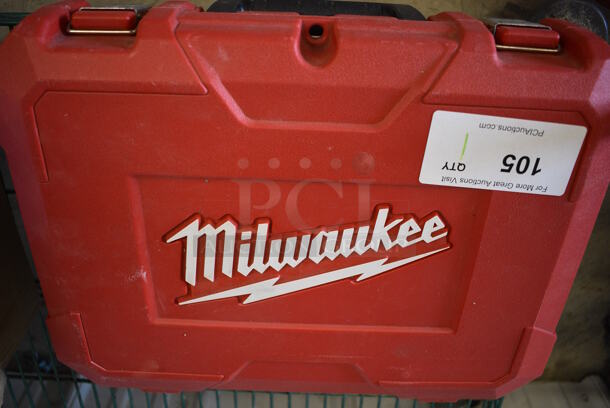 Milwaukee 1/2" Hammer Drill in Red Hard Case. 17x5x13.5 - Image 2 of 7