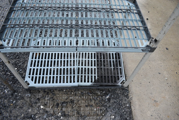 Metro Max Metal and Poly 4 Tier Shelving Unit. BUYER MUST DISMANTLE. PCI CANNOT DISMANTLE FOR SHIPPING. PLEASE CONSIDER FREIGHT CHARGES. 36x21x75 - Image 5 of 5