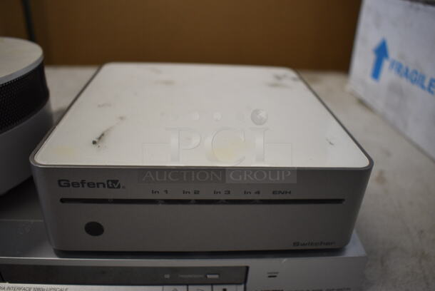 ALL ONE MONEY! Lot of 4 Various Items; Sparoom Light / Mister, Gefen Switcher, Sony CD/DVD Player and Oregon Scientific. 4 Times Your Bid! - Image 4 of 12
