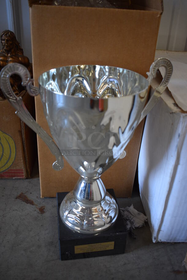ALL ONE MONEY! Lot of Various Body Building Trophies! Some are NEW - Image 6 of 12