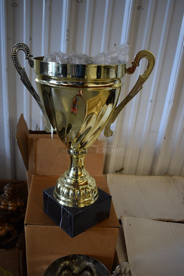 ALL ONE MONEY! Lot of Various Body Building Trophies! Some are NEW - Image 8 of 12