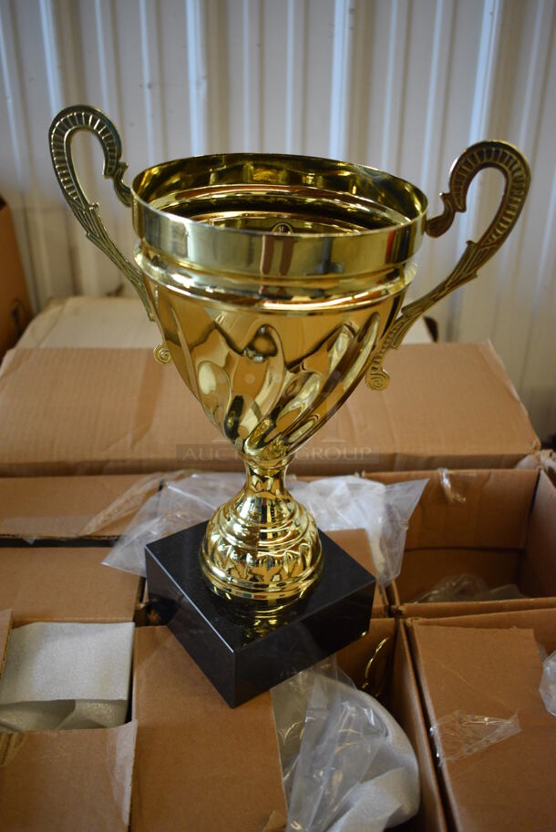 ALL ONE MONEY! Lot of Various Body Building Trophies! Some are NEW - Image 10 of 12
