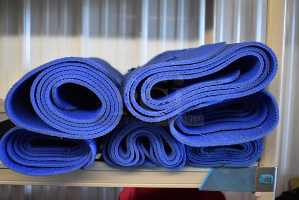 6 Blue Yoga Mats. 26x72. 6 Times Your Bid! - Image 2 of 4