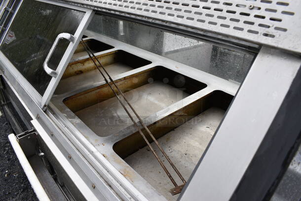 Stainless Steel Commercial Floor Style Display Case Warming Merchandiser. 73x43x53 - Image 7 of 7