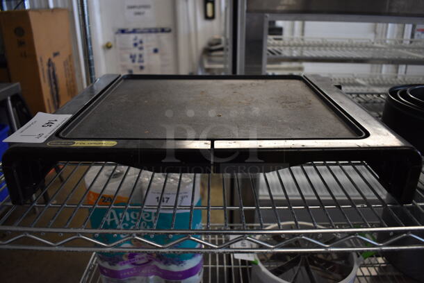 Presto Foldaway Metal Countertop Electric Powered Griddle. Does Not Come w/ Power Cord. 19x15.5x2 - Image 2 of 5