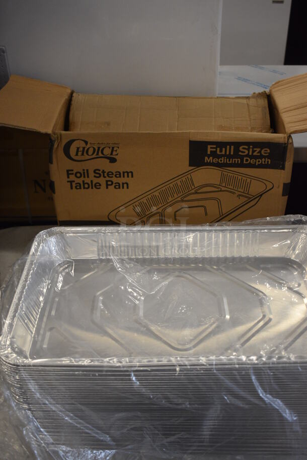 2 Boxes of BRAND NEW Choice Full Size Foil Steam Table Pans. 2 Times Your Bid! - Image 4 of 6
