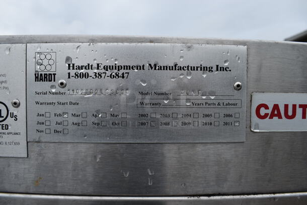 Hardt Zone Stainless Steel Commercial Warming 2 Tier Display Merchandiser. 120/208 Volts, 1 Phase. 96x40x60 - Image 8 of 11