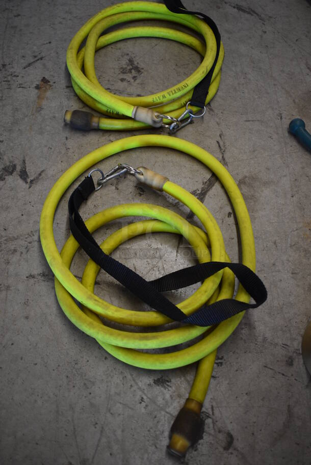 ALL ONE MONEY! Lot of Various Items Including Blue Back Massager, Band and 2 Inertia Wave Resistance Bands - Image 2 of 7