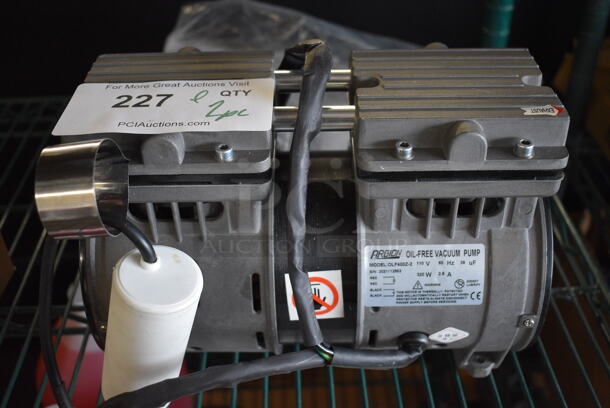 ALL ONE MONEY! Lot of 2 Pieces; Argion OLF400Z-2 Oil Free Vacuum Pump and  Metal Coil. 10x6x7, 6x6x11 - Image 2 of 7