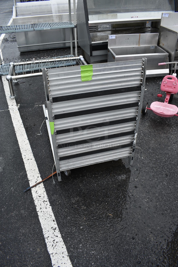 Metal Cart on Commercial Casters. 27x47x40 - Image 4 of 4