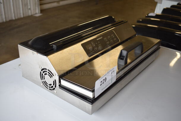 Vacpak-it 186VME16SS Stainless Steel Commercial Countertop Vacuum Sealer. Does Not Have Power Cord. 120 Volts, 1 Phase. 19x12x7. Tested and Working! - Image 5 of 7