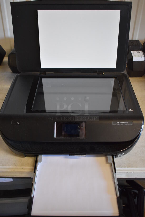 HP Envy 4520 Countertop Printer Scanner Copier Machine. 17.5x15x4.5 - Image 5 of 10
