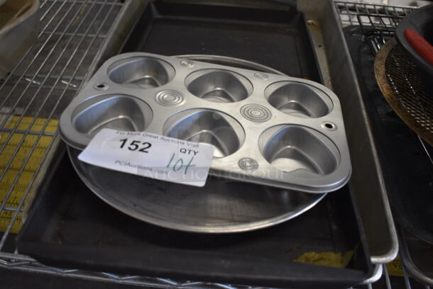 ALL ONE MONEY! Lot of Various Metal Pans and Bowls! - Image 8 of 9