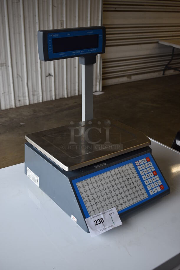 2021 Avaweigh 334PCSP30T Metal Commercial Countertop Food Portioning Scale. 110-240 Volts, 1 Phase. 15x18x19. Tested and Working! - Image 3 of 10